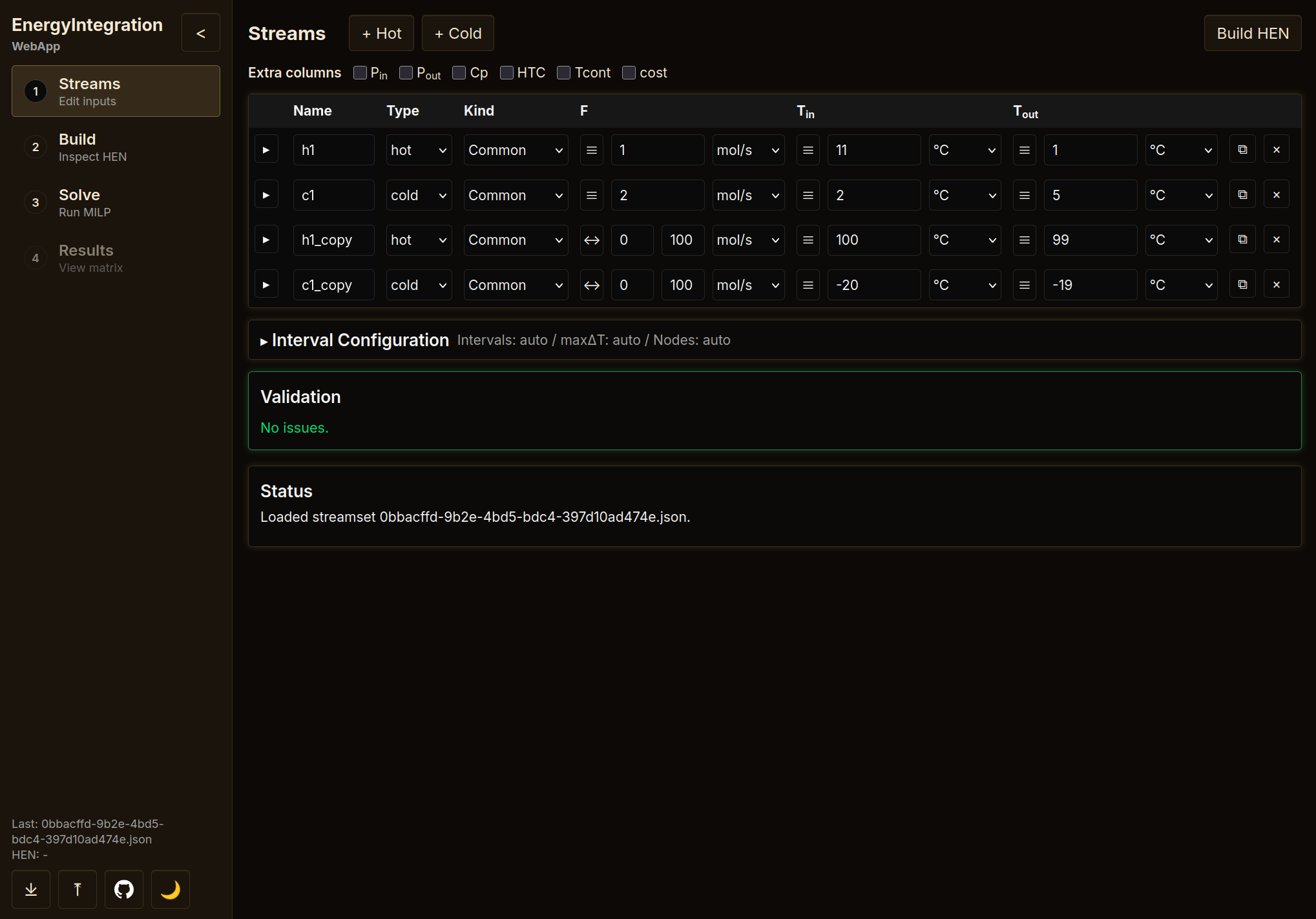 EnergyIntegration homepage preview